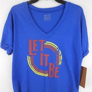 Retro Brand The Beatles Let It Be T Shirt Medium